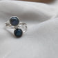 925 SOLID STERLING SILVER NATURAL LABRADORITE GEMSTONE HANDMADE RING, ALL SIZES AVAILABLE