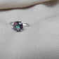 925 SOLID STERLING SILVER NATURAL MYSTIC TOPAZ GEMSTONE HANDMADE RING, ALL SIZES AVAILABLE